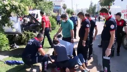 YKS sınavına yetişmeye çalışıyorlardı, okula 200 metre kala kaza yaptılar!