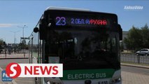 Chinese-made electric buses hit Kazakhstan’s roads