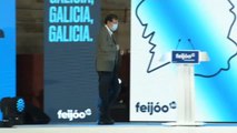 Rajoy reaparece para apoyar a Feijóo en un gran acto en la plaza de toros de Pontevedra