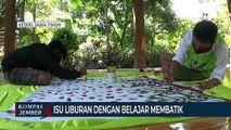 Isu Libur Sekolah, Siswa SMA Belajar Membatik