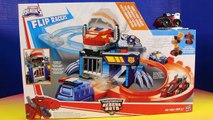 Transformers Rescue Bots Flip Racers Dino Track Set Optimus Prime Mischievous Morbot