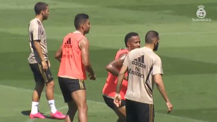 Download Video: El Madrid se prepara a conciencia para el choque ante el Espanyol