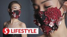 B40 fashion designer designs mask that raises five-figure sum for charity