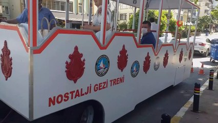 Nostalji gezi treni ilk deneme sürüşünü yaptı