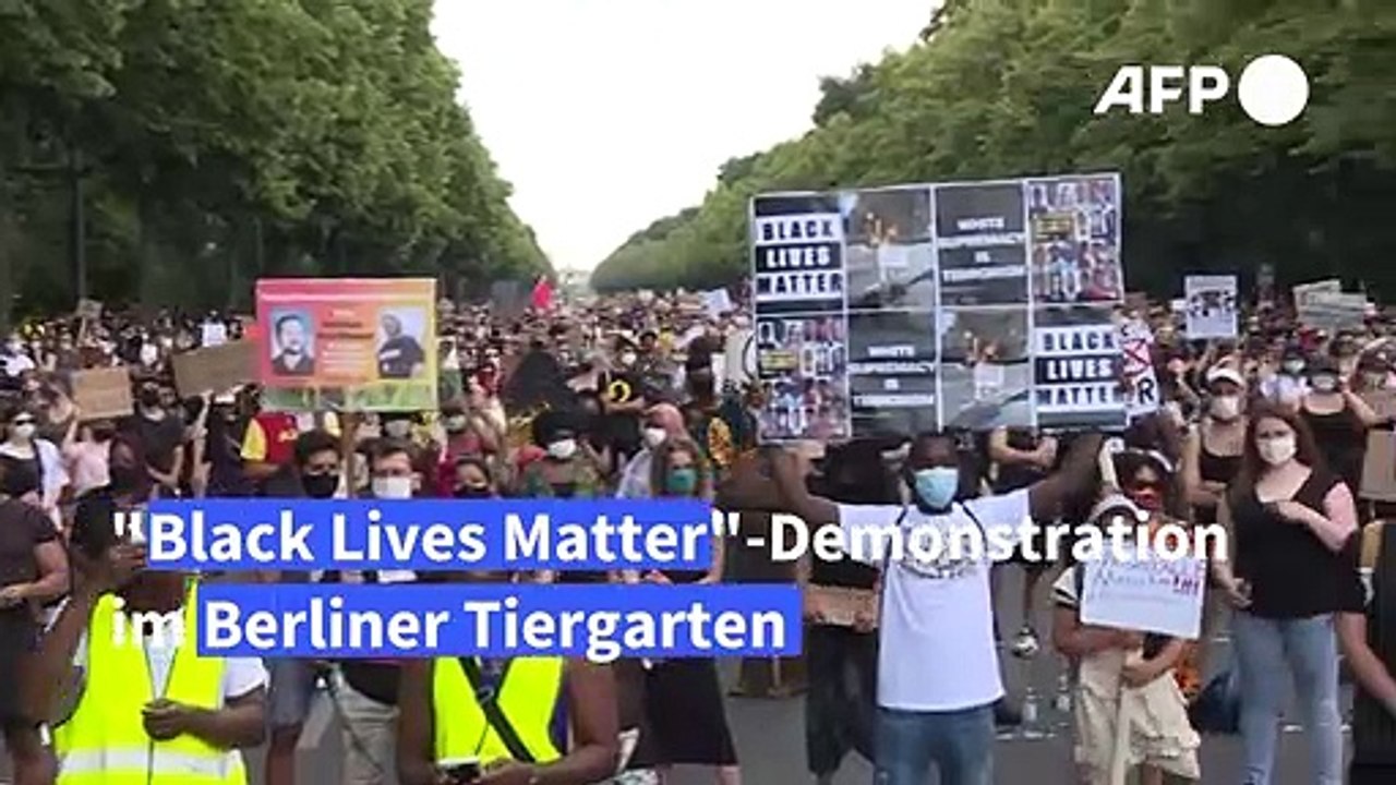 'Black Lives Matter'-Demo in Berlin
