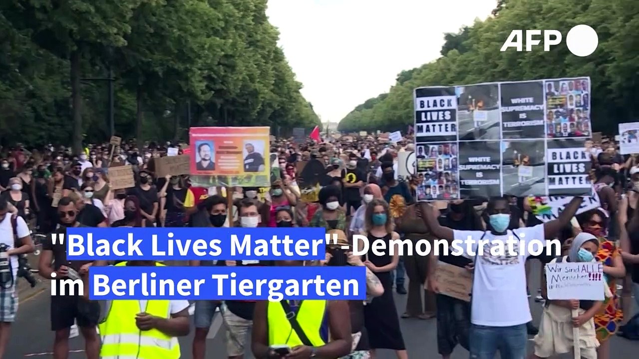 'Black Lives Matter'-Demo in Berlin