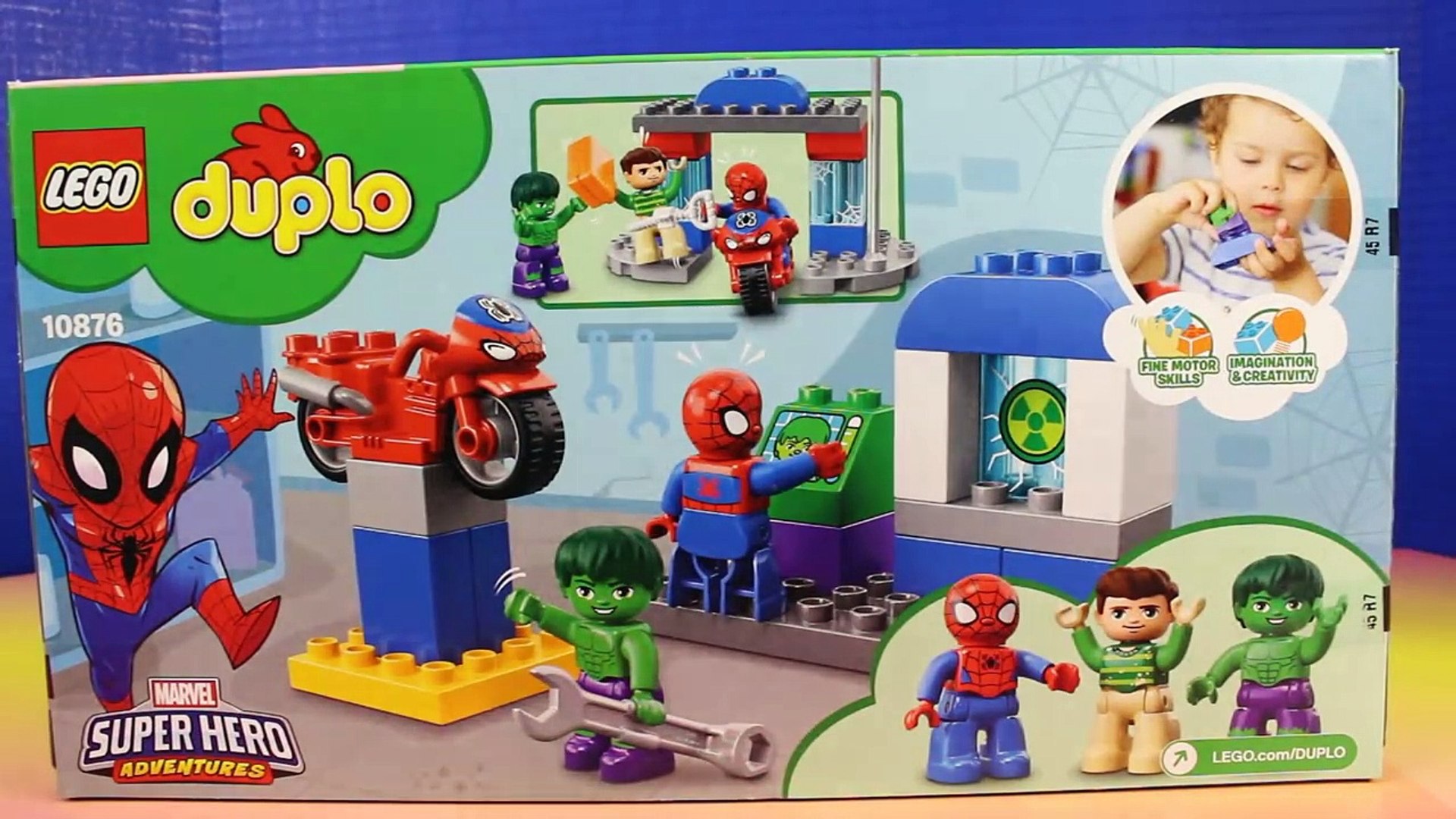 Lego Duplo Spider-man & Hulk Adventures Toy Review With Just4fun290 - video  Dailymotion