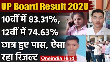 UP Board Result 2020: 10वीं में 83.31%, 12वीं में 74.63% Students हुए पास | वनइंडिाय हिंदी