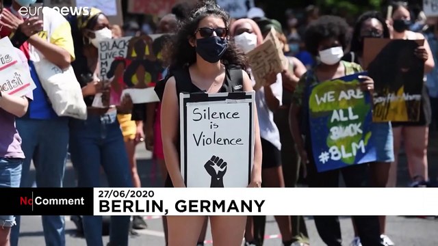 Black Lives Matter: Hundreds march in Berlin against racism