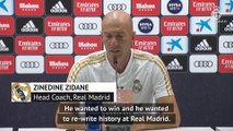 Zidane wants Ramos to end career at Real Madrid