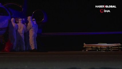 Rusya'da koronavirüs bulaşan 2 Türk, özel uçakla Bursa'ya getirildi