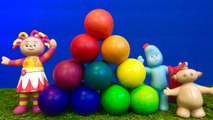 LEARNING Rainbow Colors with In The Night Garden Toys Best Educational Videos for Toddlers-
