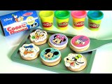 Bake Cookies with Play Doh Mickey Mouse Clubhouse Wooden Velcro Cookie Dough Baking Set Set for Kids