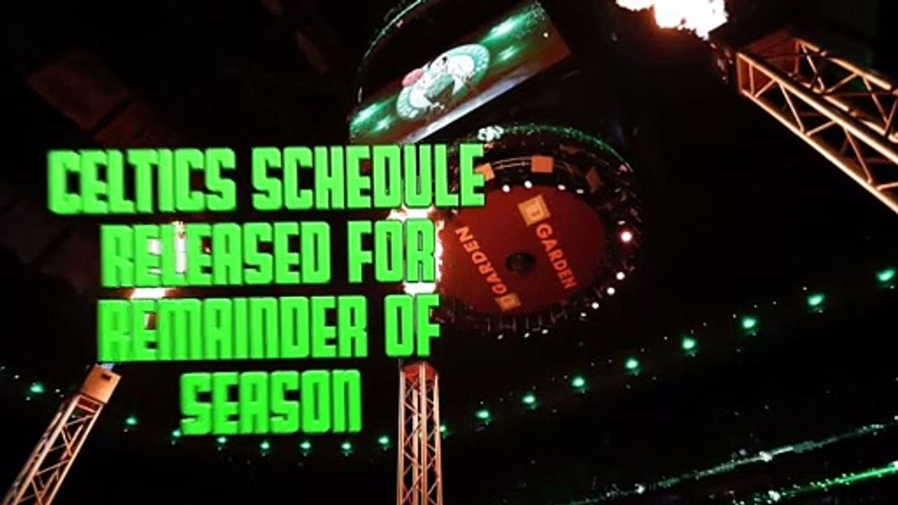 Celtics To Resume Season Against Bucks; Have Six Nationally Televised Games