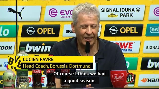 Bayern are better, period - Favre on Dortmund's season