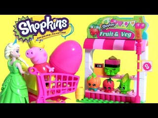 Shopkins Blocks Checkout Lane + Shopkins Blocks Fruit and Veggie Stand Similar to Lego Blocks