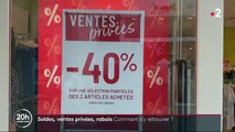 Soldes, ventes privées : un casse tête pour les commerçants