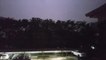 Storm unleashes barrage of lightning