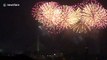 Fireworks display lights up the sky above St Petersburg for 'Scarlet Sails' celebration