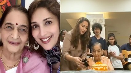 Madhuri Dixit ने ऐसे मनाया अपनी माँ का 88वां Birthday, Video हुआ Viral | Boldsky