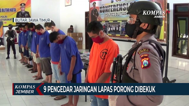 9 Pengedar Narkoba Jaringan Lapas Porong Dibekuk