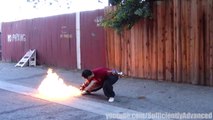 Punch Activated Arm Flamethrowers (Real Life Firebending) - Sufficiently Advanced