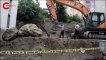 Tokat'ta inşaat kazısında lahit mezar bulundu