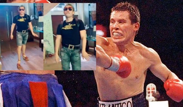 El boxeador Julio César Chávez JR se quita los guantes y se sube a los tacones