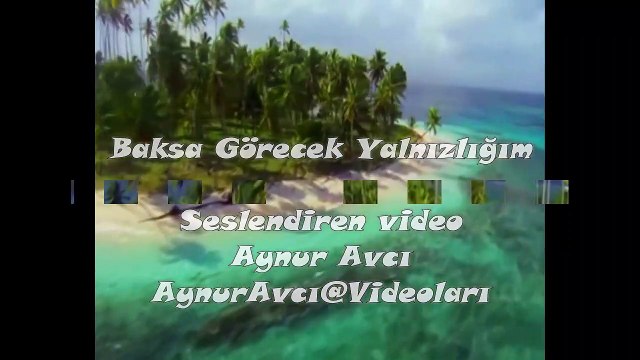Baksa Görecek Yalnızlığım seslendiren video Aynur AVCI