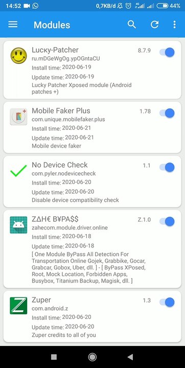 Setting xposed redmi not 5 plus