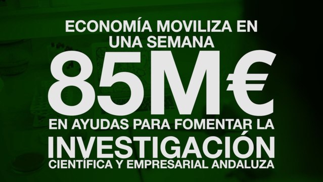 Economía moviliza más de 85 millones en ayudas para la investigación científica