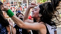 Colombia women protest against rising femicide