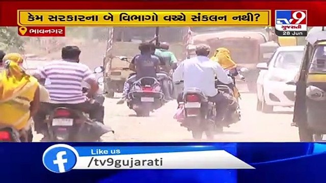 Bhavnagar- Residents irked over poor condition of roads