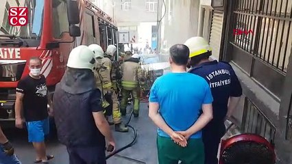 Şişli'de yangın paniği