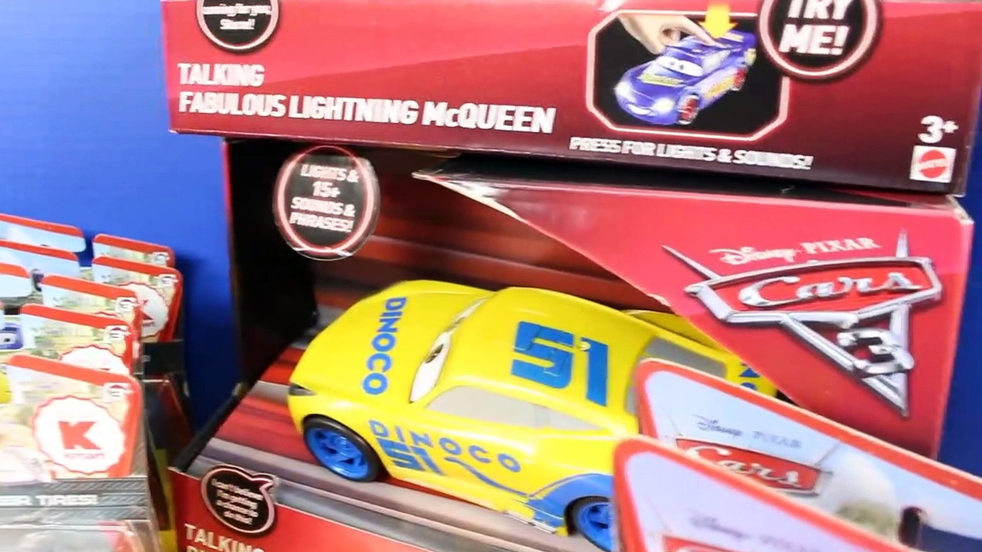 Cars 3 RC Car Cruz Ramirez Lightning Mcqueen crazy crash