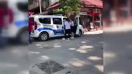 Sınava giden genç kıza maske cezası