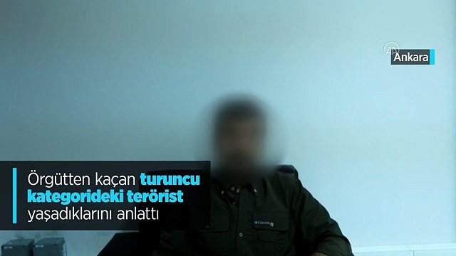 Teslim olan turuncu listedeki teröristten itiraflar