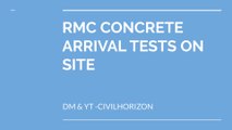 Ready Mix Concrete Tests on Site - with Animation