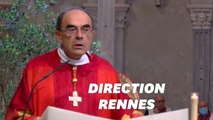 Le cardinal Barbarin a célébré sa dernière messe au diocèse de Lyon