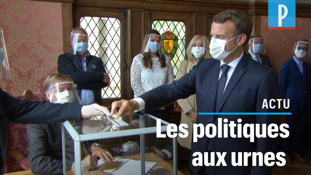 Municipales: Macron, Hidalgo, Aubry... les politiques votent avec précaution