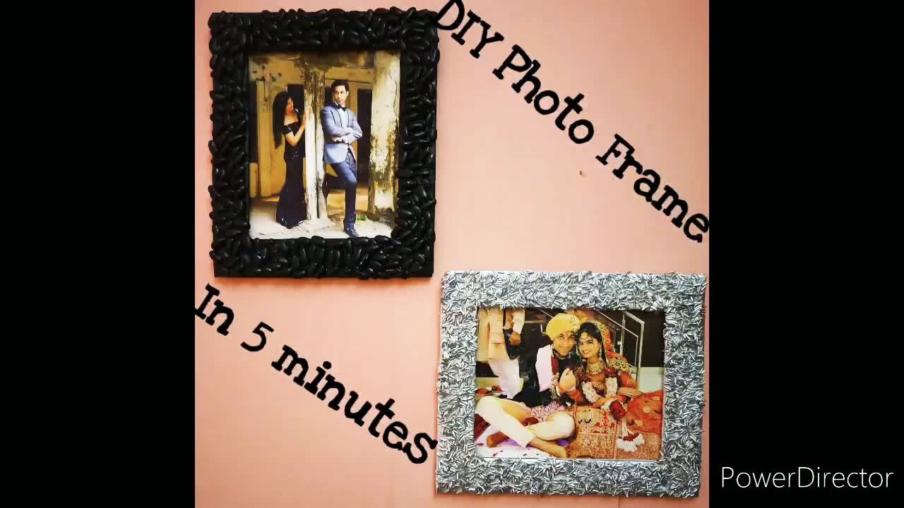 DIY Photo Frame-Photo Frame Making At Home-Crafts