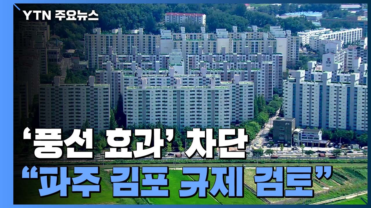 국토부 차관 "파주·김포 집값 불안하면 내달 규제지역 지정" / YTN