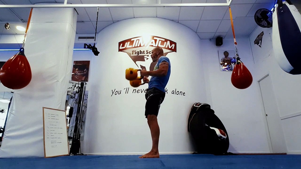 Kettle bell training