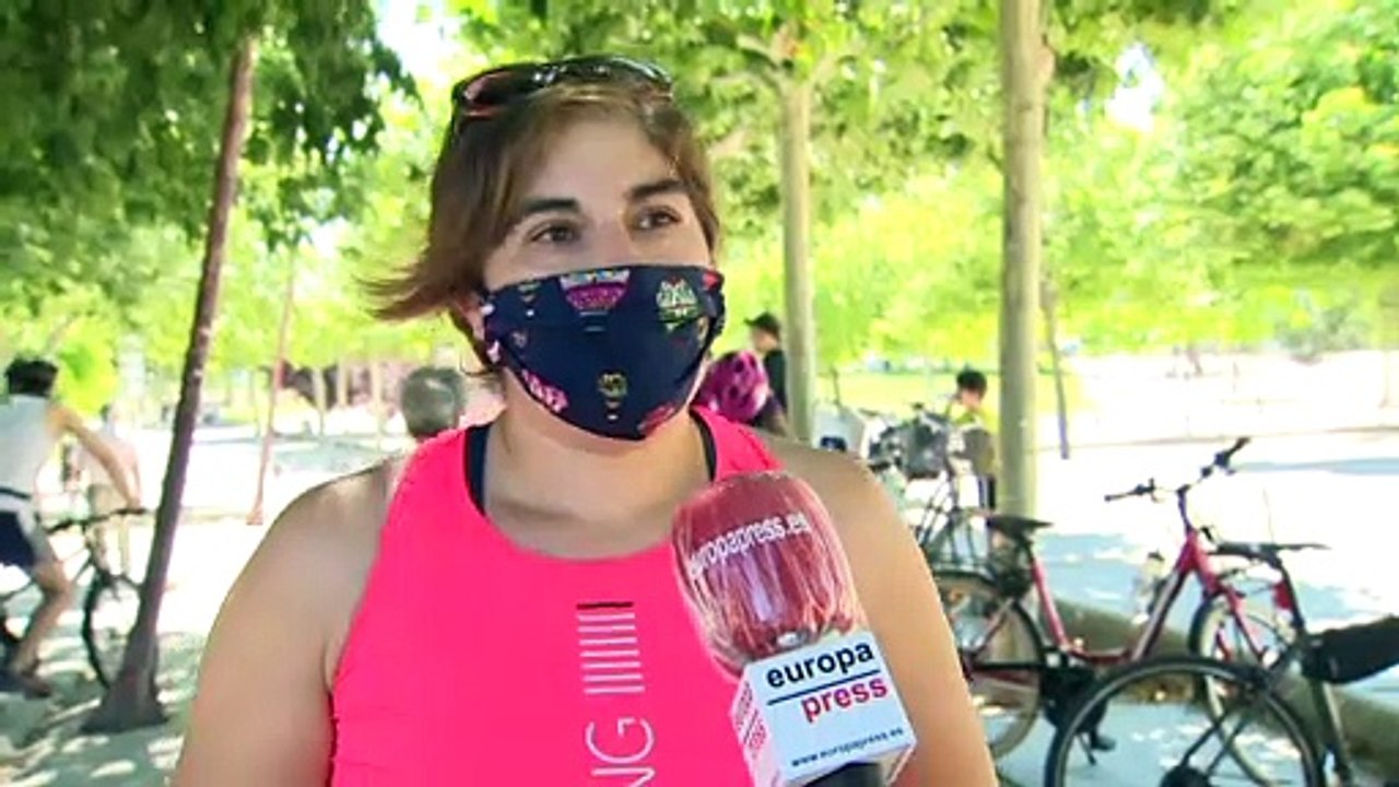 Vecinos de Leganes llevan a cabo una "bicicletada" para reivindicar más carriles bicis