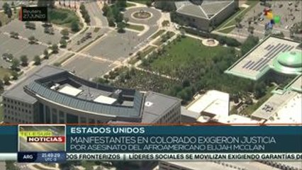 EE.UU.: manifestantes piden justicia por el asesinato de McClain