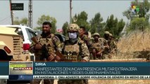 Siria: manifestantes rechazan presencia militar extranjera