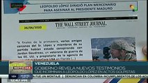 Venezuela: testimonios incriminan a Leopoldo López en actos golpistas