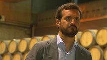 Casado e Iturgaiz visitan las bodegas Solagüen en Labastida