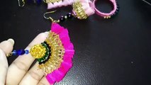 pink handmade jewelry collection --pink lover--earrings,bangles and hair accessories