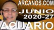 ACUARIO JUNIO 2020 ARCANOS.COM - Horóscopo 28 de junio al 4 de julio de 2020 - Semana 27